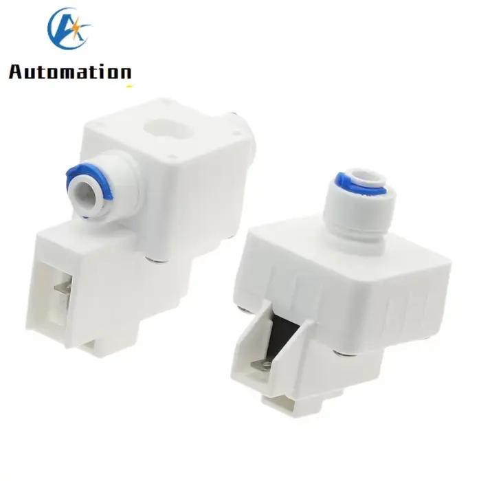 RO-Joli Haute/Basse Pression Précieux pour Eau, Normalement Fermé/Ouvert, 1/4, 3/8 OD, Raccord de Tuyau pour Système d'Osmose des Paupières, Moteur de Pompe