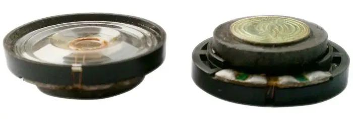 Haut-parleur en plastique pour trompette, 8 ohm, 0,25 watts, grand diamètre magnétique, 29mm, 5 pièces/lot