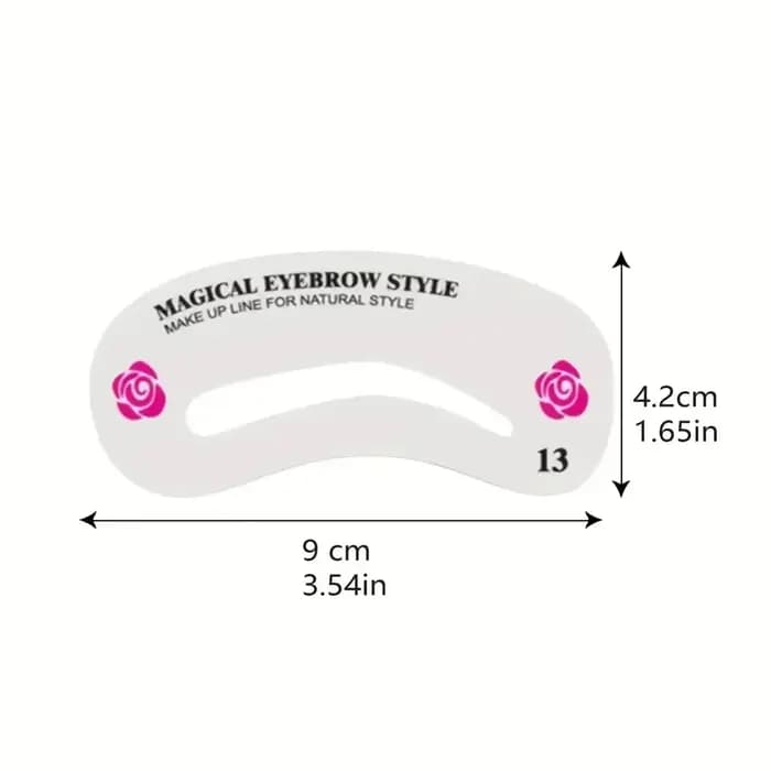 24 Styles de modèles de sourcils