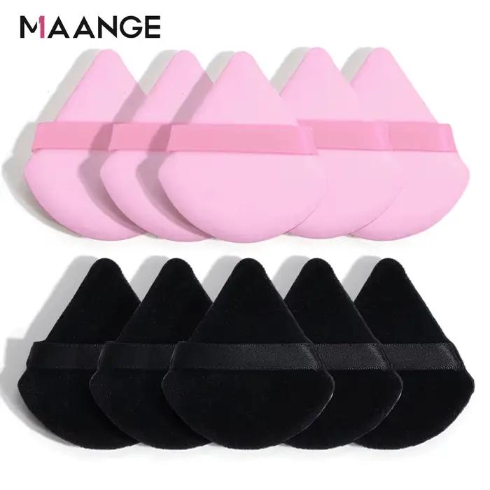Houppette de poudre triangulaire