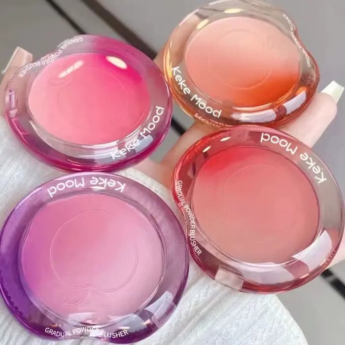 Fard à joues rose pêche