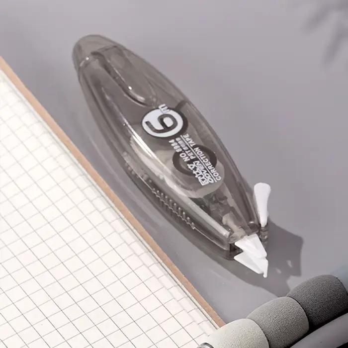 1PC Ruban correcteur silencieux en forme de stylo, rechargeable, 6m, fournitures scolaires
