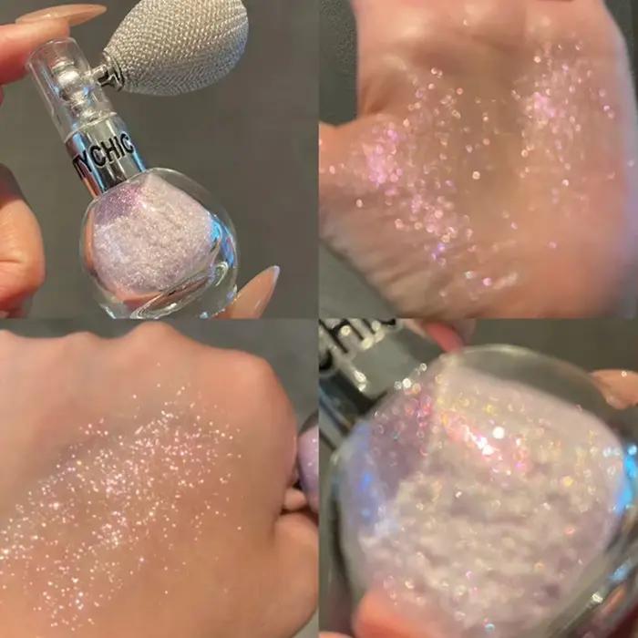 Surligneur Spray corps diamant haute brillance brillant paillettes