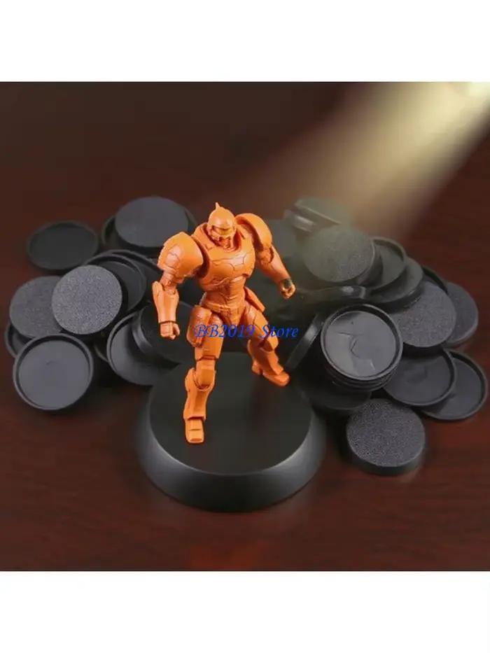 Q0KB – Support Base pour modèle Wargame, 20 pièces, Support inférieur pour figurines différents diamètres