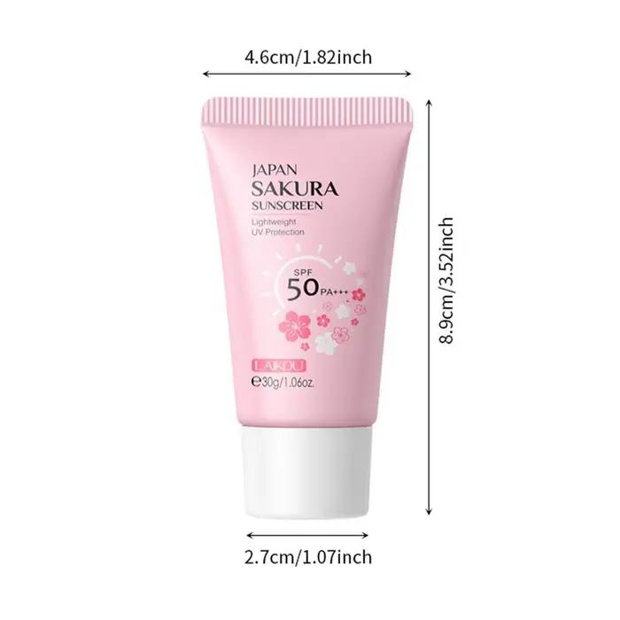 Crème solaire hydratante Laikou Sakura SPF50
