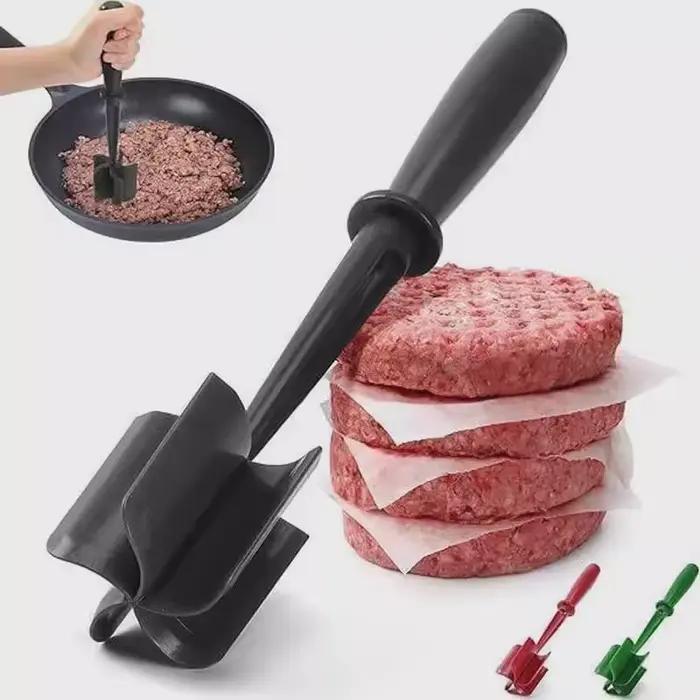 Hachoir et mélangeur à viande portatifs 1 pièce: riz sans effort + broyage, purée et hachage de la viande – Outil de cuisine polyvalent pour une préparation rapide