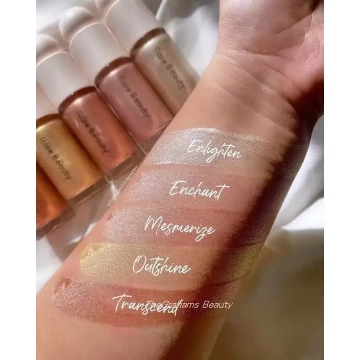 Rare beauté liquide Blush surligneur Contour finition haute brillante luminiseur maquillage Gel visage corps éclaircir