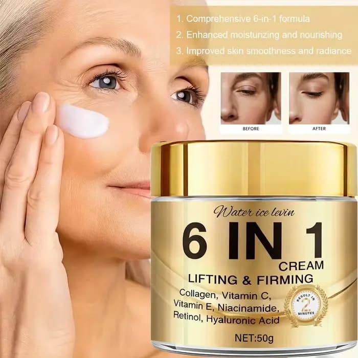 Crème anti-rides 6 en 1