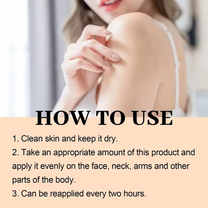 Crème solaire pour le visage et le corps