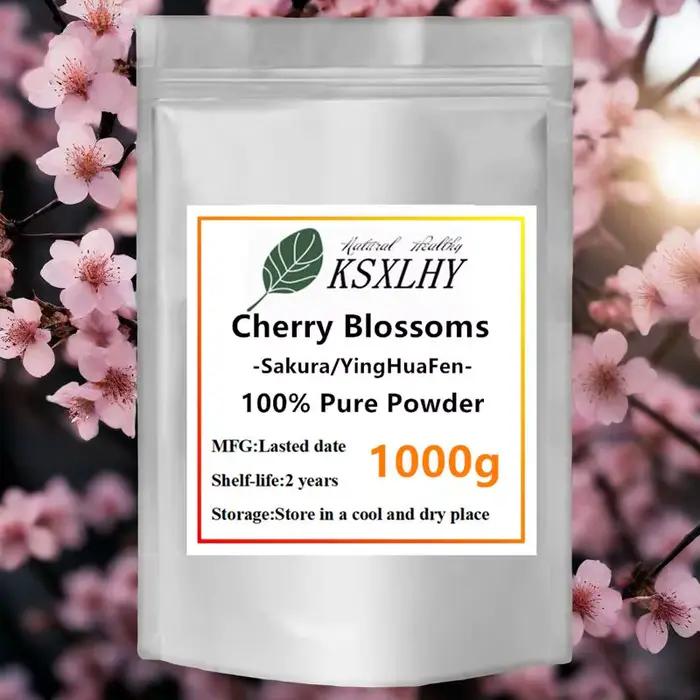 Poudre de Sakura de fleur de cerisier naturelle pure rose