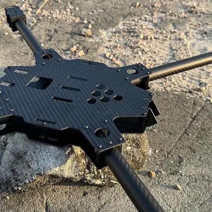 PAURC FALCON Cadre de drone FPV 15 pouces - Quadrirotor 4 axes en fibre de carbone pour longue portée et charge utile, structure ultra robuste