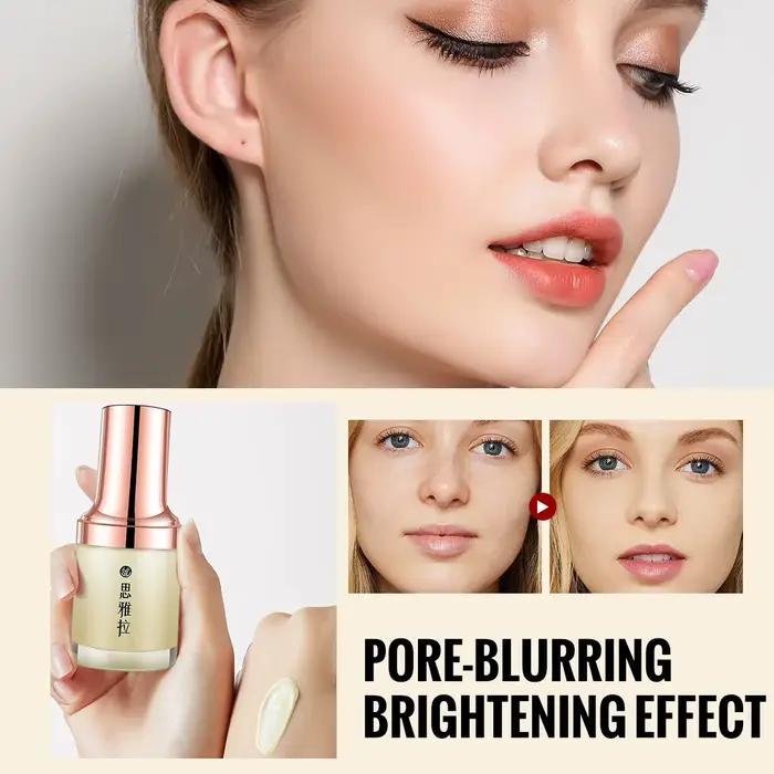 Crème de base de maquillage à fini mat longue durée - Contrôle du sébum, anti-brillance, soin de la peau pour une application de fond de teint lisse et impeccable