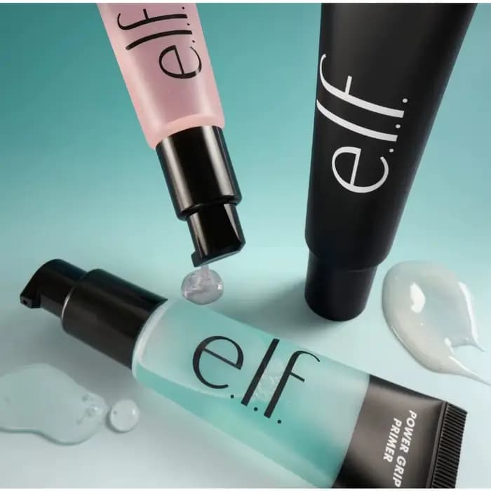 Elf Power Grip Primer Gel Acide Hyaluronique Hydratant Éclaircissant Longue Durée Base de Teint Maquillage Cosmétique