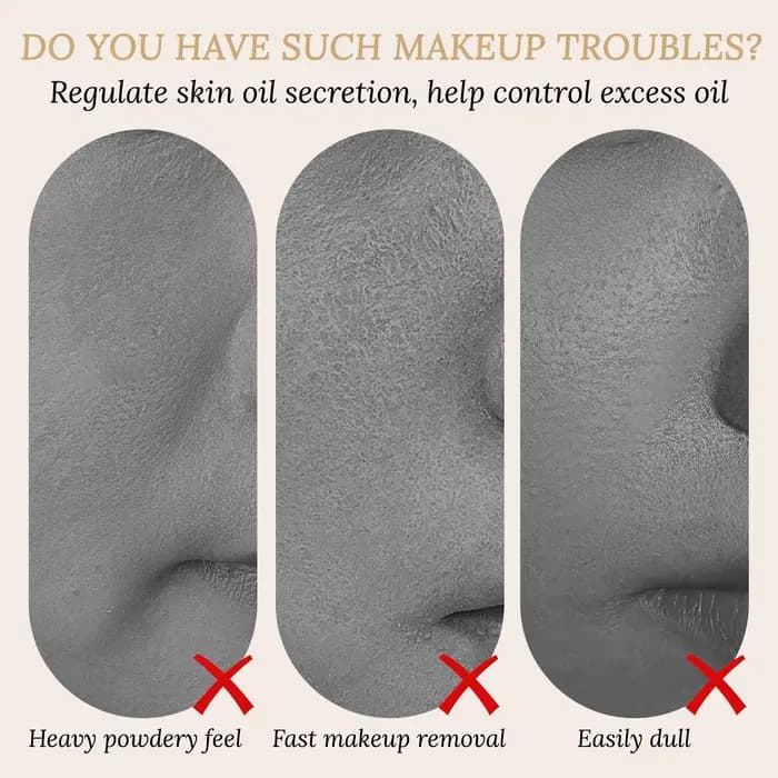 Poudre de maquillage et de réglage antioxydante 2 en 1