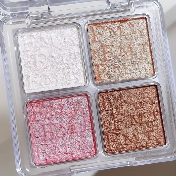 Palette de surligneurs pour le visage