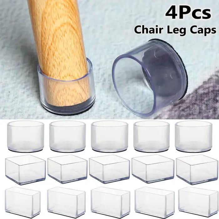 Chaussettes de protection antidérapantes en silicone pour pieds de table et de chaise
