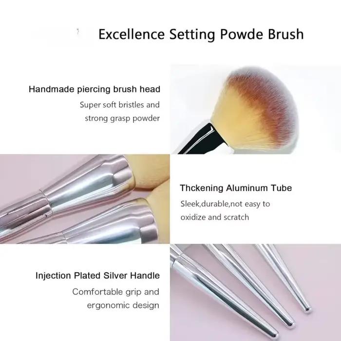 Grande brosse à poudre synthétique ultra-douce