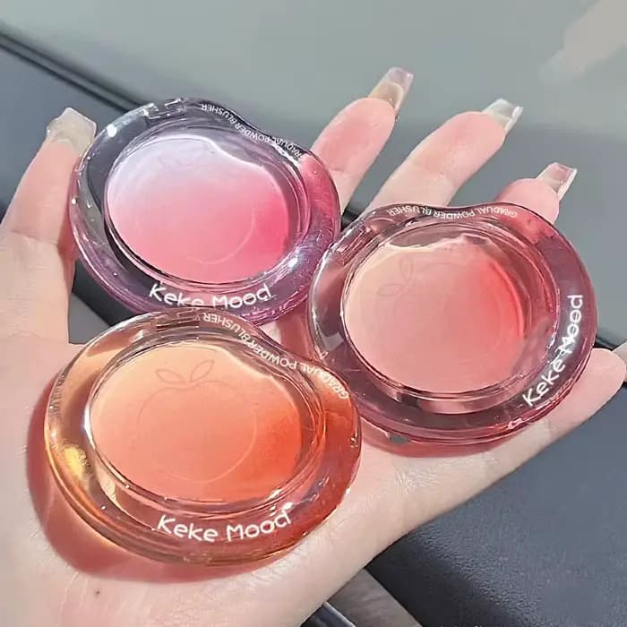 Fard à joues rose pêche