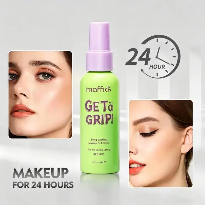 Spray Fixateur Matifiant Waterproof – Base de Maquillage Brillante et Mate