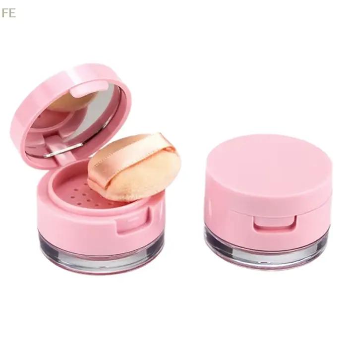 1 pièce Boîte à poudre portable 3g/5g vide avec tamis et miroir