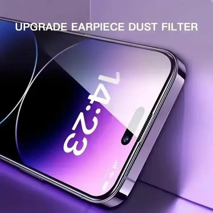 Lot de 3 protections d'écran en verre trempé HD pour iPhone 17 16 Pro Max 15 14 11 12 13 Mini, anti-rayures, installation sans poussière