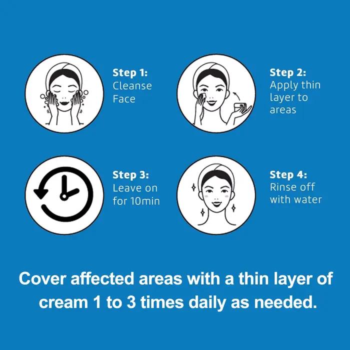 Crème visage au venin d'abeille au soufre et à la vitamine C – Formule hydratante et riche en nutriments pour une peau plus douce et sûre