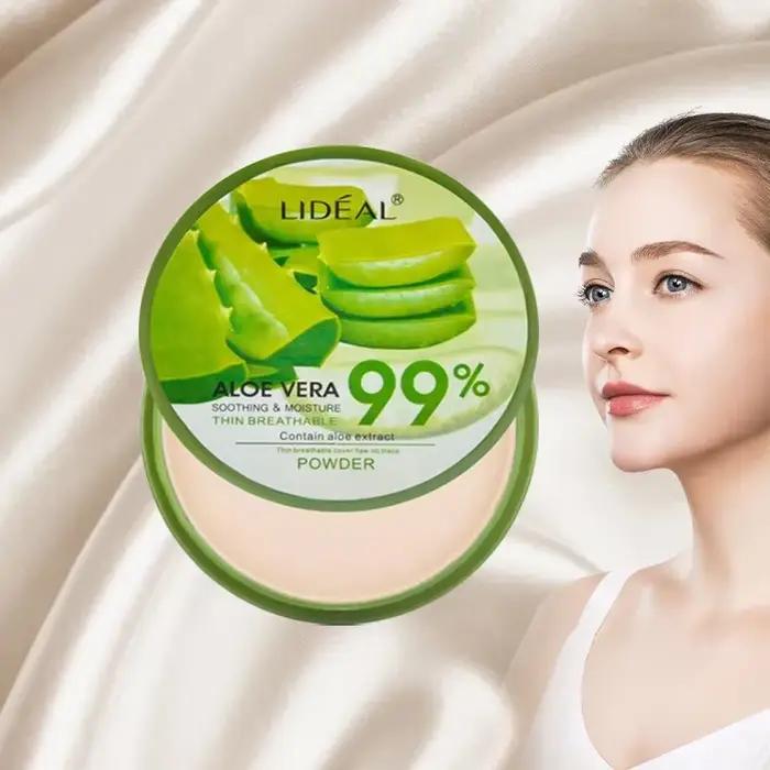 Poudre hydratante à l'aloe Vera pour le visage