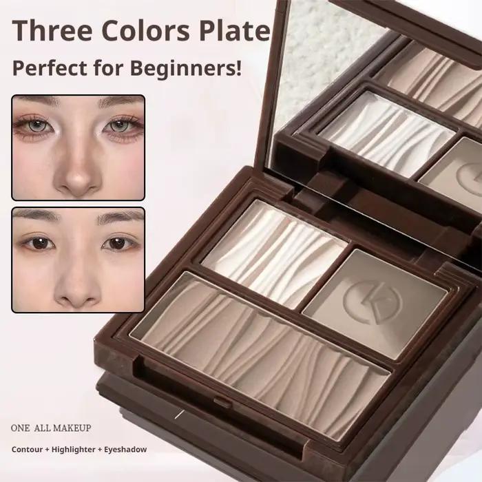 Palette de maquillage 3-en-1 : Contouring