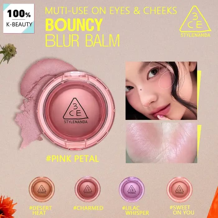 Baume Bouncy Blur 3CE, multi-usages