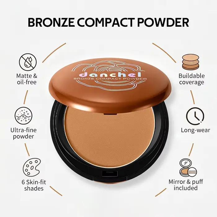 Poudre compacte bronzante longue tenue