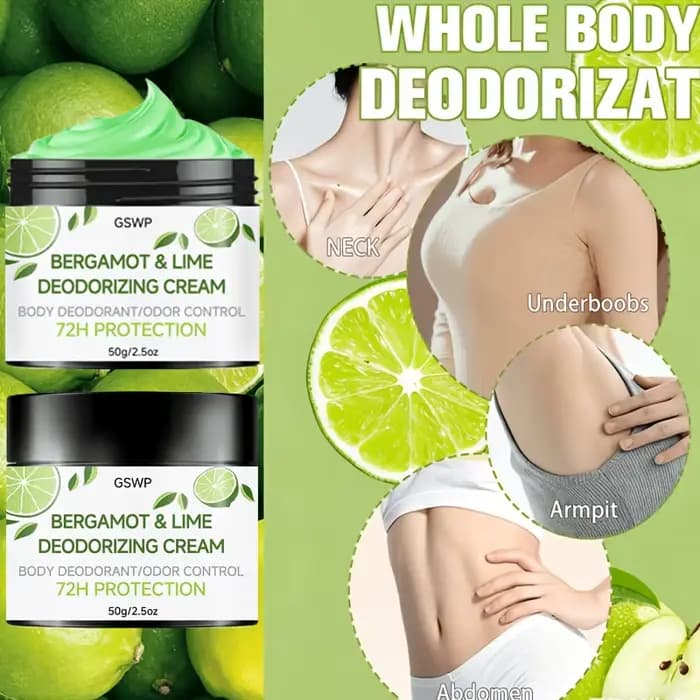 Crème déodorante GSWP Bergamote & Citron Vert