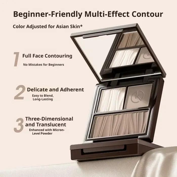 Palette de maquillage 3-en-1 : Contouring