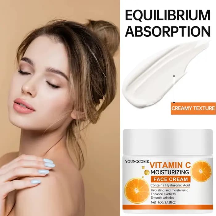 Crème hydratante à la vitamine C
