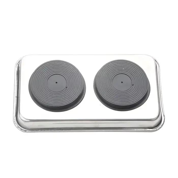 Bol magnétique carré, durable avec plateau de pièces magnétique en acier inoxydable pour un accès facile et une prévention de la perte de pièces
