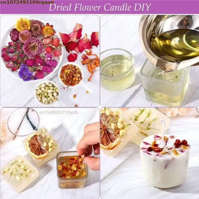 Poudre de fleurs de Roselle/Rose/Pois papillon jaune