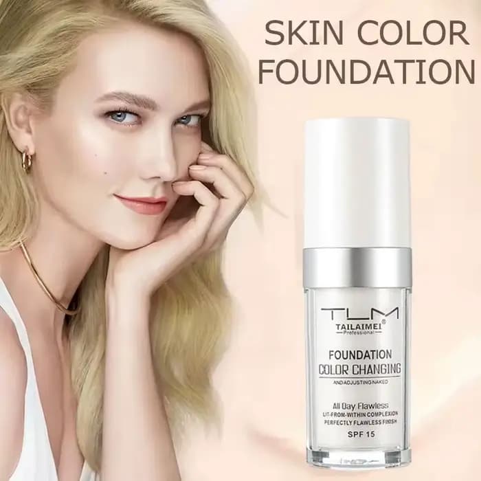 Fond de teint pour peau Mature à couleur changeante