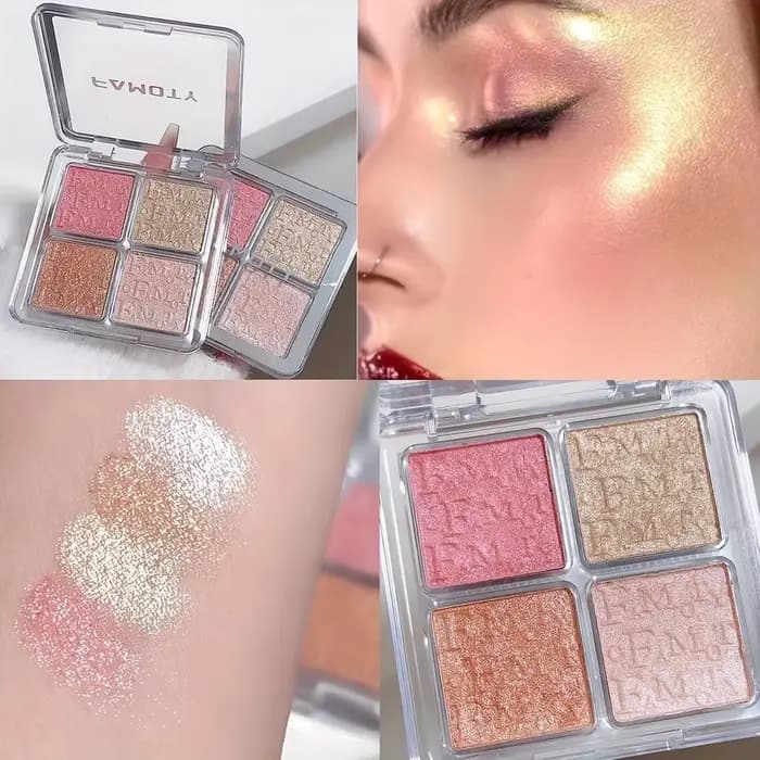 Palette de surligneur pour le visage