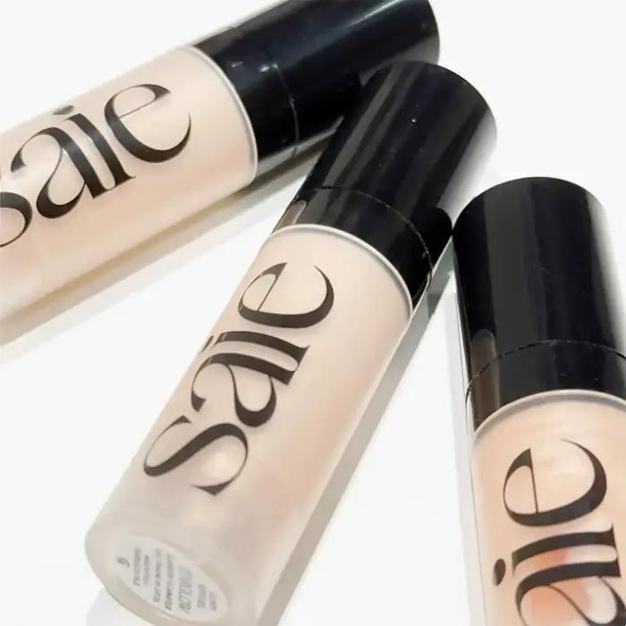 Saie Glowy Super Gel Starglow/Blush Liquide Hydratant Base de Maquillage Illuminateur pour un Maquillage Éclatant Hydratant Antioxydant Réparateur