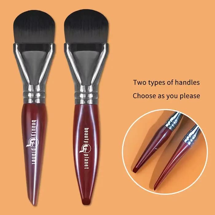 Pinceau de maquillage pour fond de teint plat