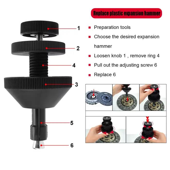 Correcteur universel d'alignement d'embrayage à disque unique pour voiture, ensemble de retrait à réglage rapide, outil de réparation, Machine correcte, accessoires automobiles