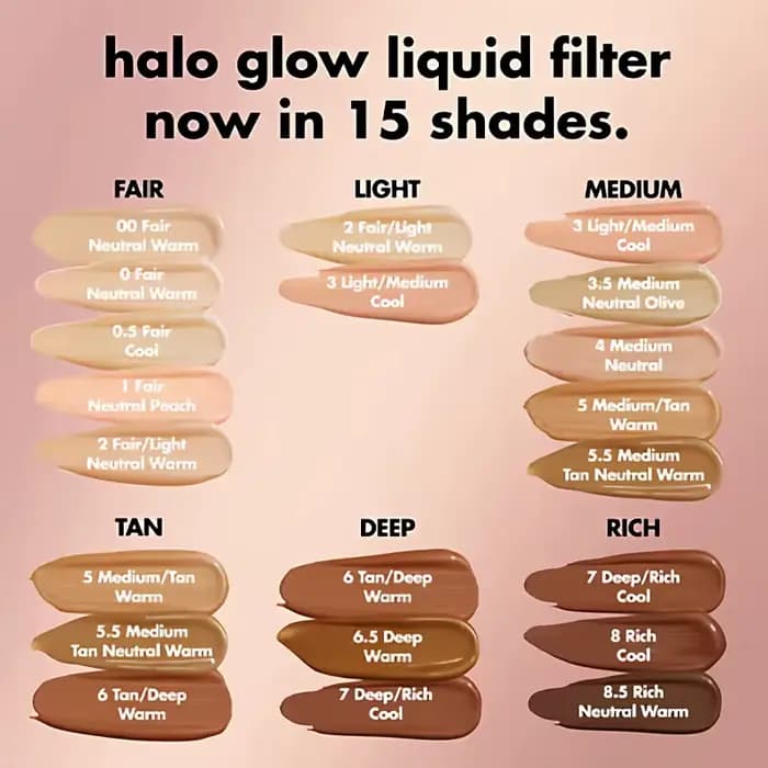 Fond de teint liquide Elf 4 couleurs