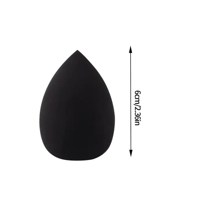 Oeufs de beauté noirs, œufs éponge à double usage secs et humides