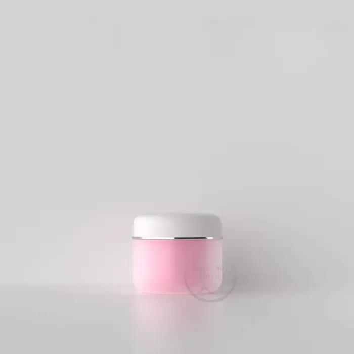 Pots cosmétiques en plastique vides à double paroi