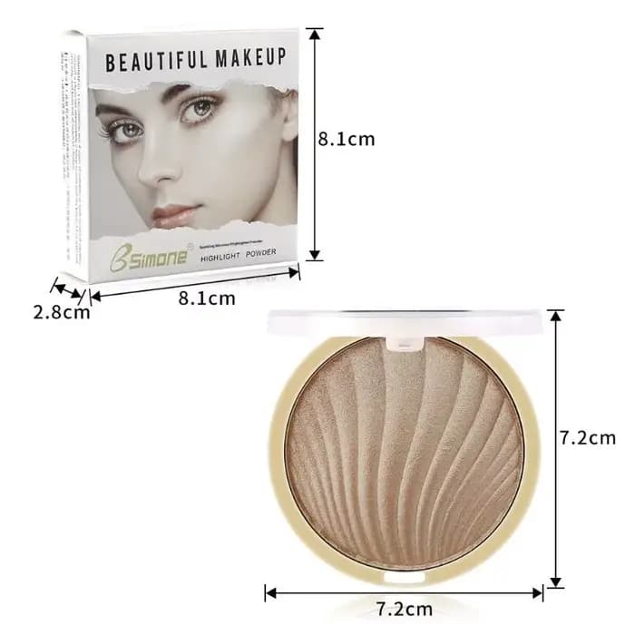 La poudre BSIMONE illumine le visage