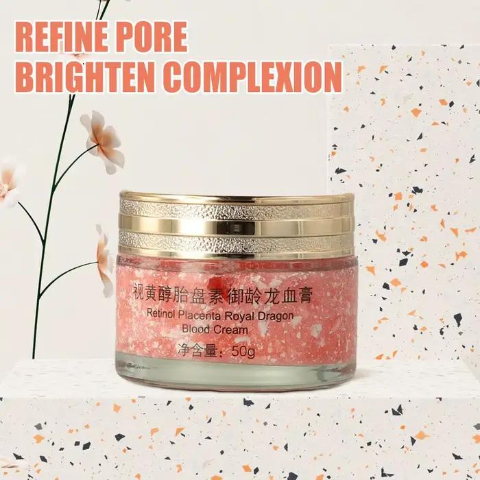Crème au placenta de rétinol Royal Dragon pour femmes et hommes hydratante raffermissante et lissante pour le visageUsageIdOccasionsSpéciales