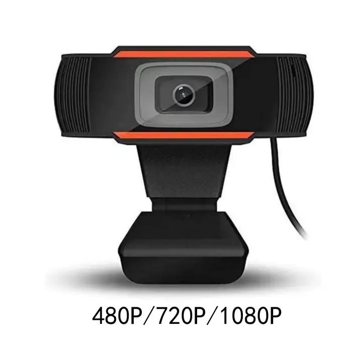 Mini Webcam 480/720/1080P HD USB caméra Web avec Microphone pour ordinateur de bureau Gamer Webcast appel vidéo conférence travail