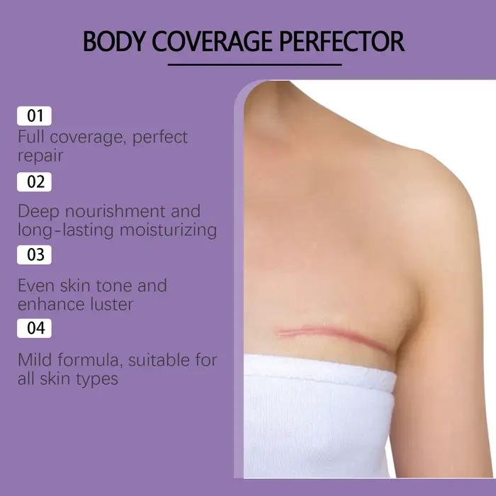 Correcteur de couverture de tatouage longue durée, imperméable, mat, couverture de cicatrice, produits de maquillage, correcteur corporel, fond de teint à couverture complète, 103ml