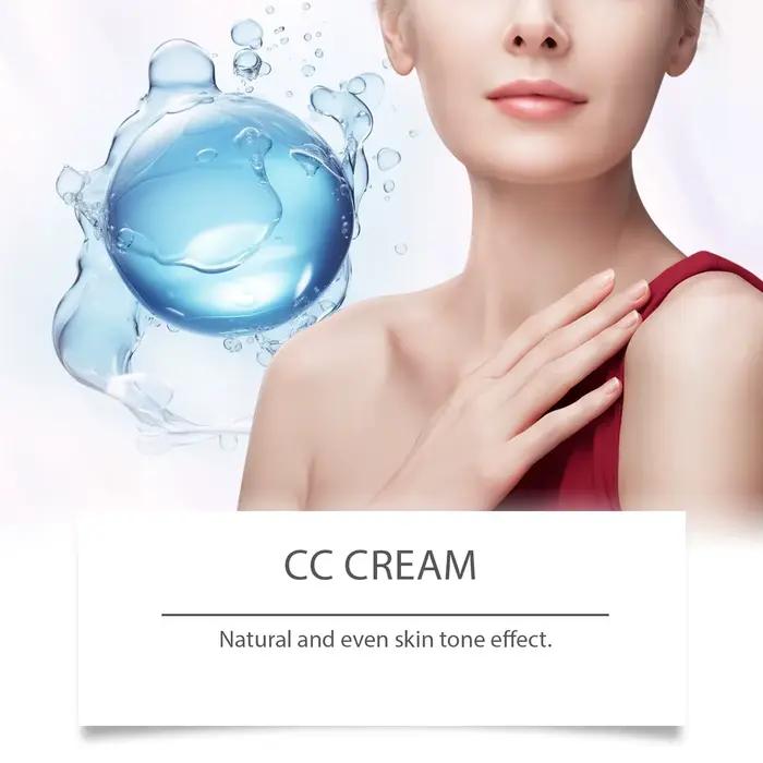 Zephoco CC crème fond de teint Anti UV Protection hydratant Base de maquillage Correction de couleur cosmétiques 43 Spf