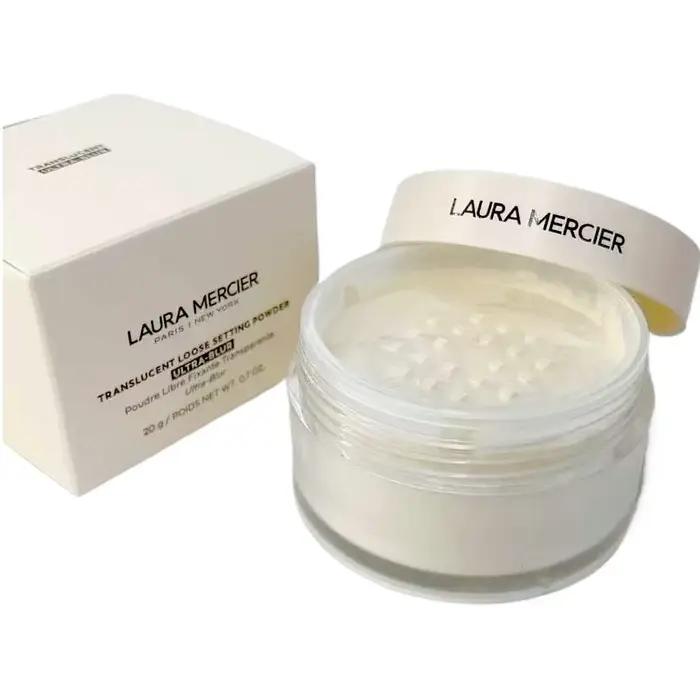 Poudre libre longue tenue pour le visage, formule waterproof, fixatrice rafraîchissante, transparente et matifiante