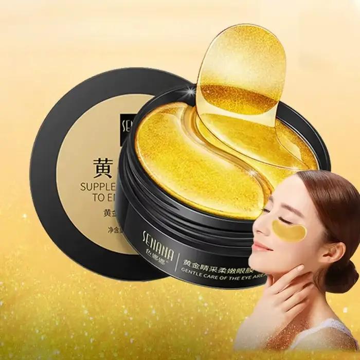 Masque hydratant doré pour les yeux